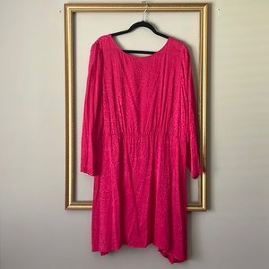 HOT PINK LEOPARD ELOQUII Dress
